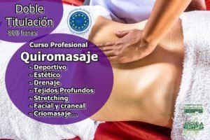 curso de quiromasaje profesional escuela de masaje esps