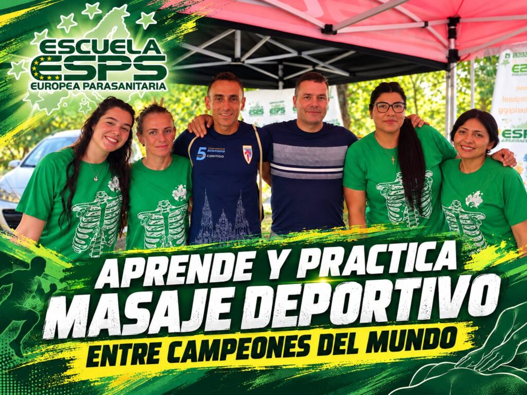 aprende masaje deportivo entre campeones del mundo